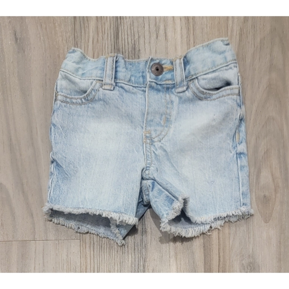 Baby B'gosh denim shorts light wash 0-3 months